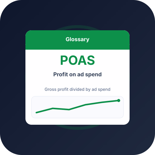 What Is POAS? Profit on Ad Spend Explained — ecommerce advertising glossary definition by Profit Bid