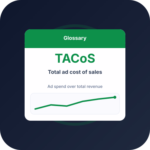What Is TACoS? Total Advertising Cost of Sales What Is TACoS? Total Advertising Cost of Sales — ecommerce advertising glossary definition by Profit Bid